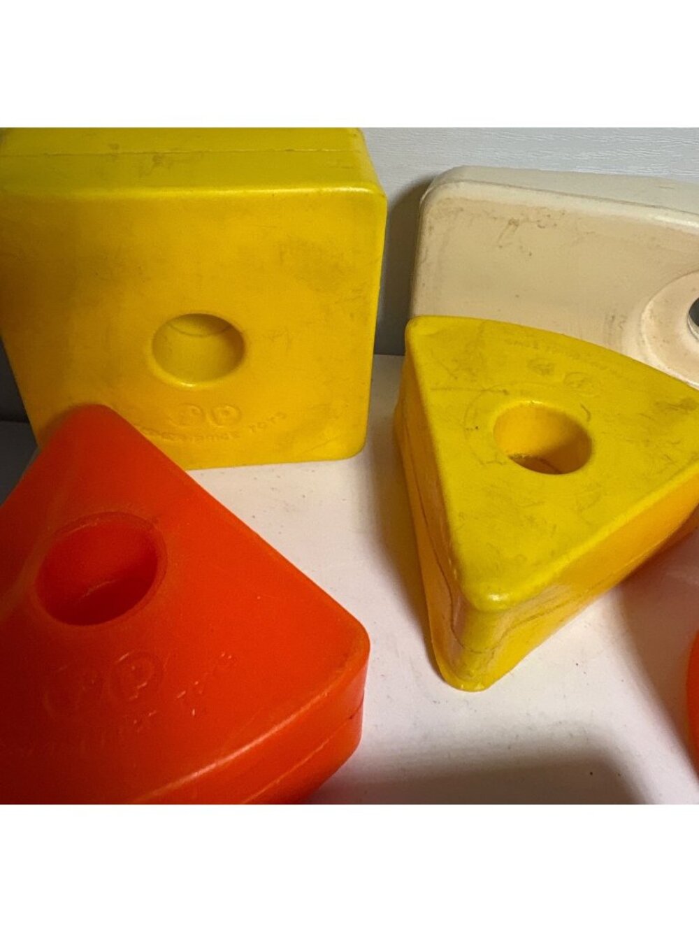 Vintage Fisher Price Creative Shape Sorting Blocks & Stacking Rings READ - Picture 4 of 15